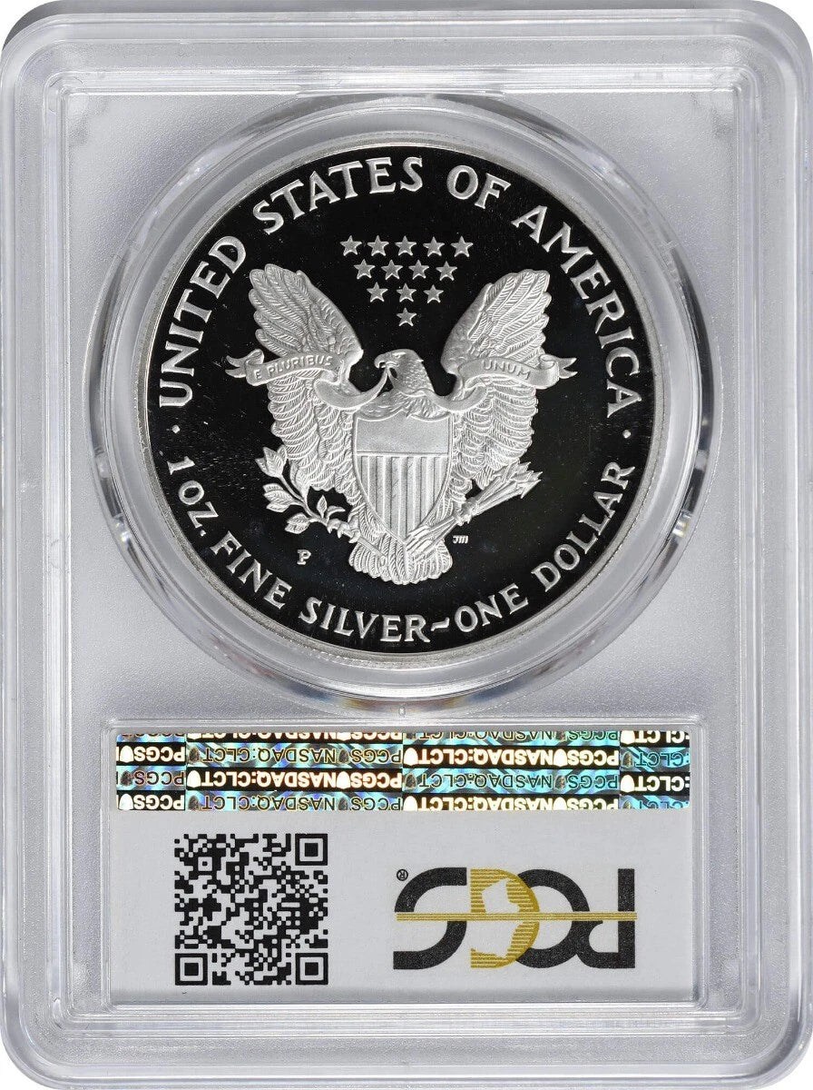 1994-P American Silver Eagle Dollar PR69DCAM PCGS Proof 69 Deep Cameo