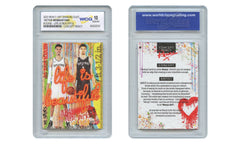 2023 VICTOR WEMBANYAMA Life is Beautiful Diamond Dust Rency Art RC Card - Gem 10-2