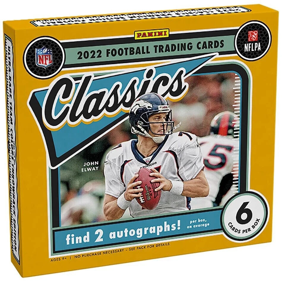 2022 Panini Classics Football Premium Edition Factory Sealed Hobby Box-1