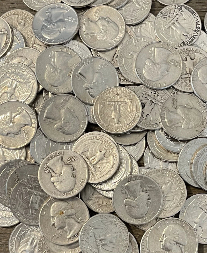 Washington Quarters, 90% Silver 1932 - 1964, Circulated, Choose # of Lots!-4