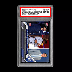 2024 TOPPS NOW #DTRIP CALEB WILLIAMS/DRAKE MAYE/JAYDEN DANIELS GRADED 10-1