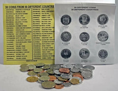 50 World Foreign Coins from 50 Different Countries and 25 Dif World Banknotes-1