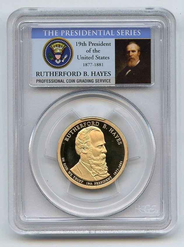 2011 S $1 Rutherford B Hayes Dollar PCGS PR70DCAM-2