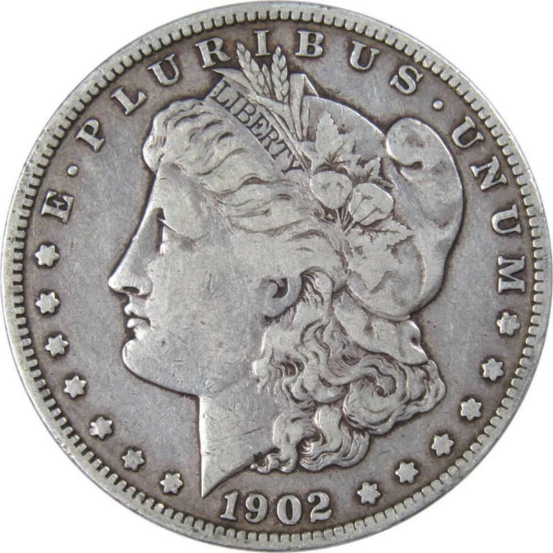 1902 O Morgan Dollar F Fine 90% Silver $1 US Coin Collectible-1