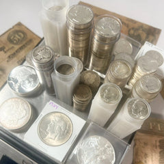 Lote mixto de monedas de plata estadounidenses antiguas (escala de plata estadounidense) | Liquidación-6