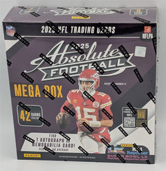 Factory Sealed Mega Box 2025 Panini Absolute NFL Football Cards-1