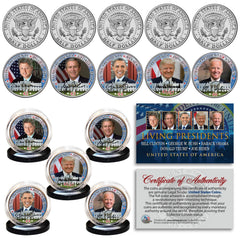 2025 LIVING PRESIDENTS Signature Series U.S. JFK Half Dollars 5-Coin Set TRUMP-3