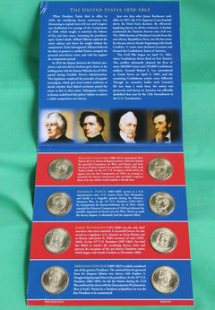 2010 Presidential $1 Coin Uncirculated Set 8 Golden BU Dollars US Mint SEALED-4