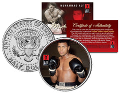 Muhammad Ali "Gloves" JFK Kennedy Half Dollar US Coin *Officially Licensed*-1