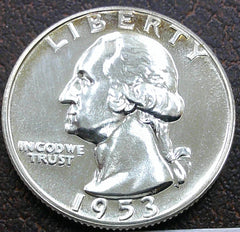 US 1953 PROOF Washington Quarter **-3