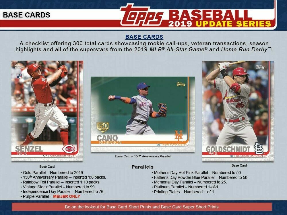 2019 Topps UPDATE Series Baseball Factory Sealed Retail Box 24 Packs 384 Cards-5