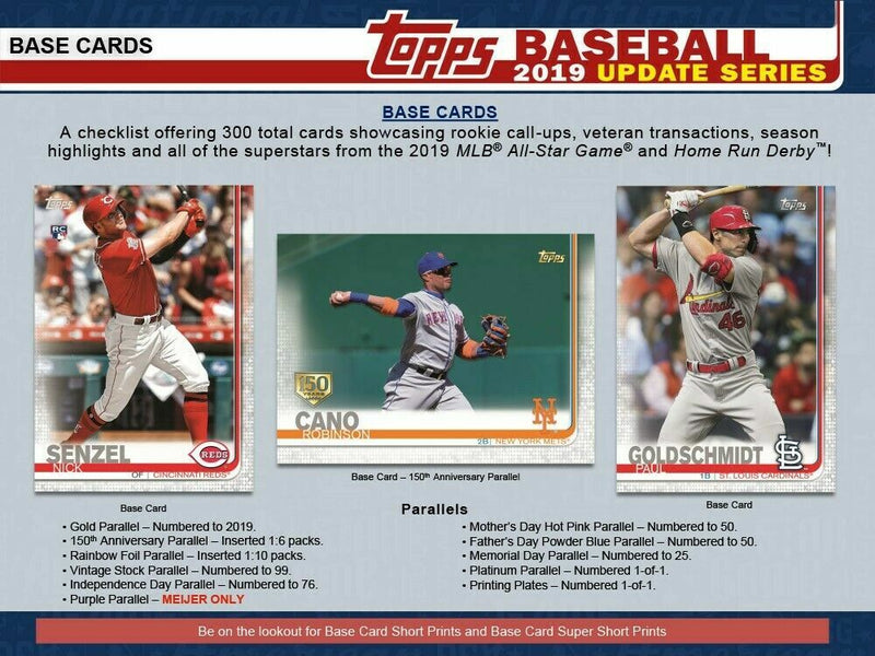 2019 Topps UPDATE Series Baseball Factory Sealed Retail Box 24 Packs 384 Cards-5