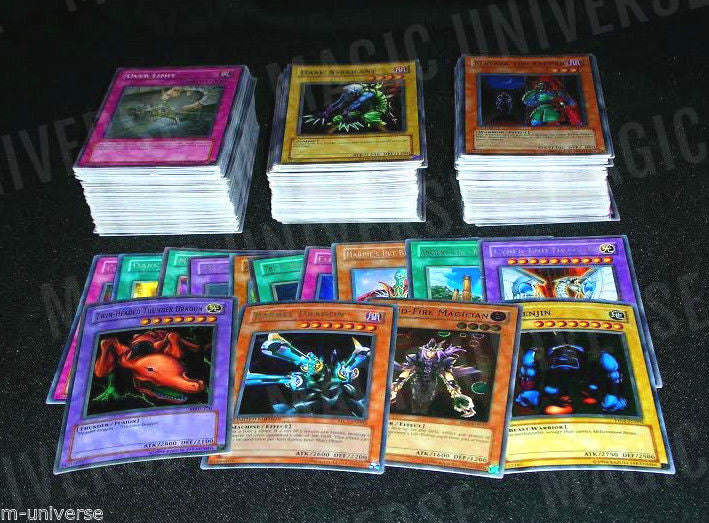 200 Yu-Gi-Oh! Assorted Trading Cards Ultimate Lot – Includes Multiple Holos & Rare Cards – Collector’s Edition TCG Hobby Set-1