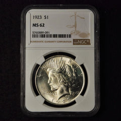 ✯PCGS NGC US Silver Peace Dollars 1921-35 ✯ BU UNC Coins From Graded Estate Lot✯-6