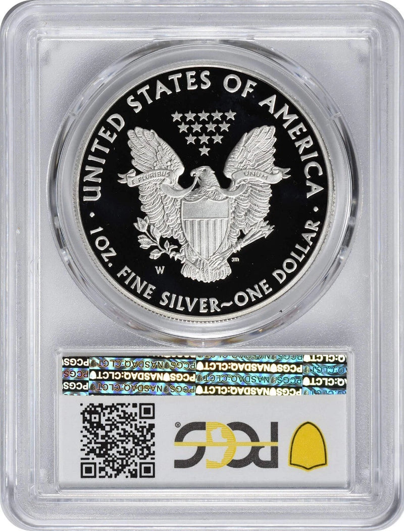 2008-W American Silver Eagle Dollar PR69DCAM PCGS Proof 69 Deep Cameo-2