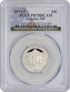 2011-S Flag Clad Glacier ATB National Park Quarter PR70DCAM PCGS-1