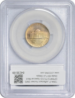 1994-P Jefferson Nickel SMS SP69FS PCGS-2