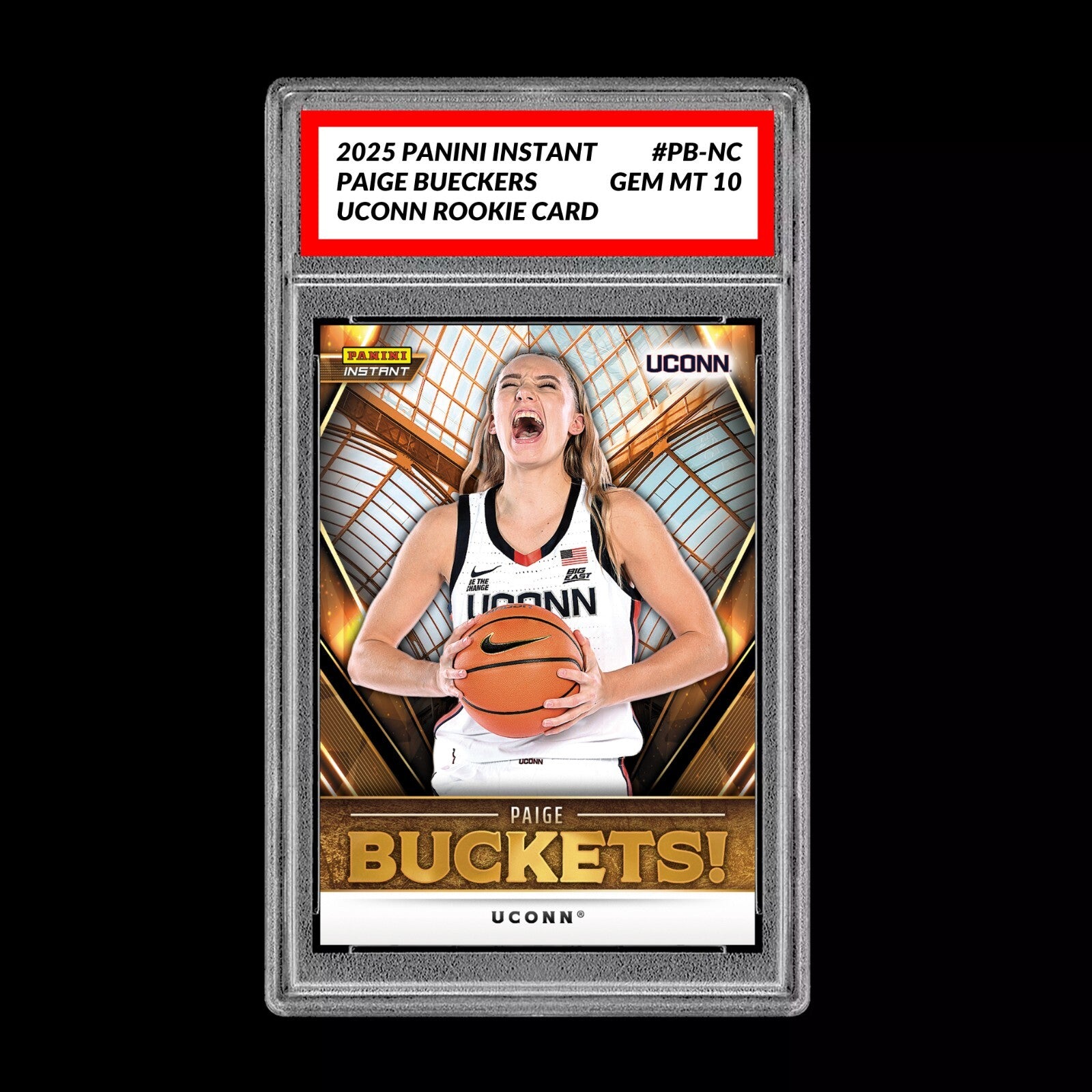 GRADED 10 Paige Bueckers 2025 Panini Instant RC Rookie Card WNBA DRAFT