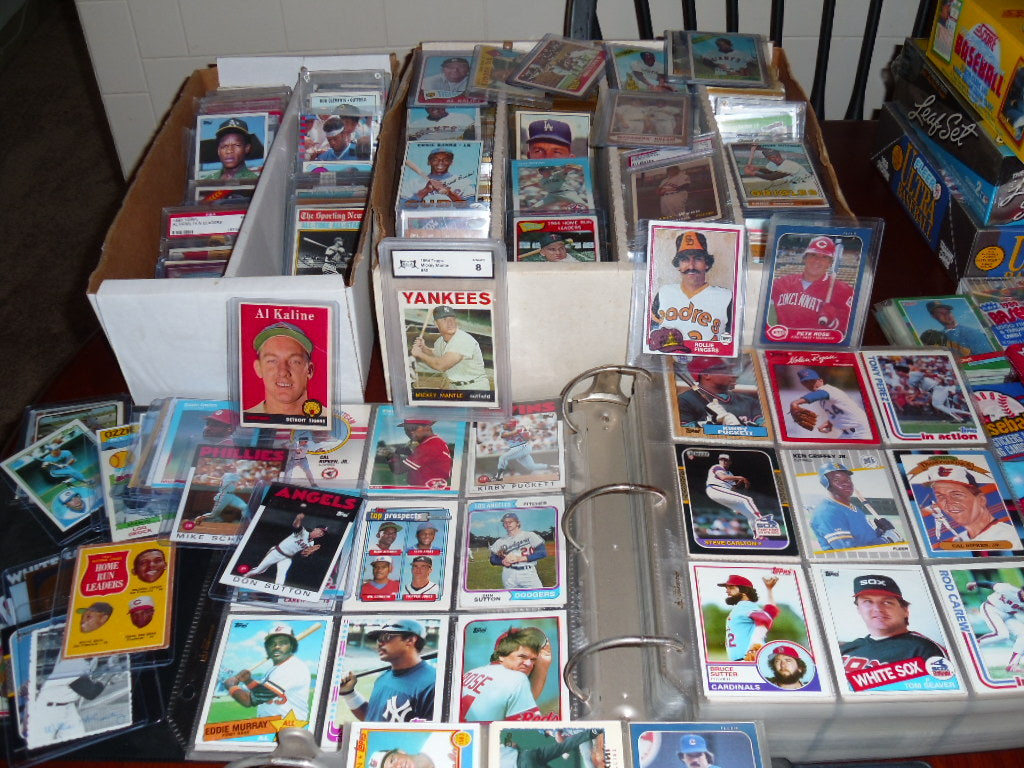 Vintage Baseball Cards Lot 60 Cards – Estate Find with Unopened Packs, Old School Player Mix Collection