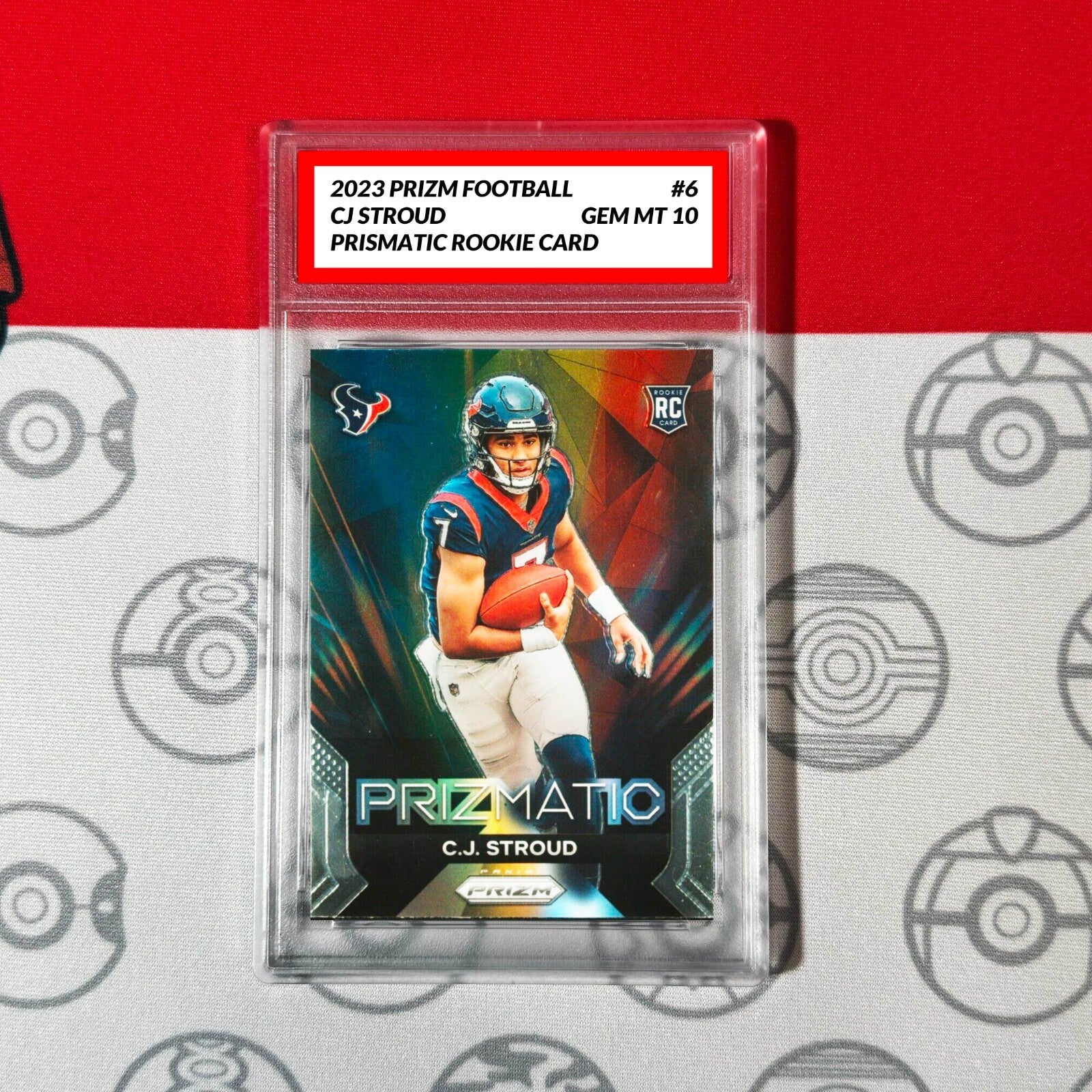 Graded 10 C.J. Stroud #6 Prizmatic Rookie Card Texans RC 2023 Panini Prizm