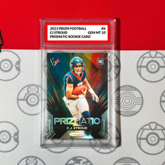 Graded 10 C.J. Stroud #6 Prizmatic Rookie Card Texans RC 2023 Panini Prizm-1