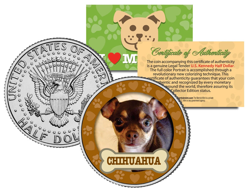 Moneda coloreada de medio dólar de JFK Kennedy de CHIHUAHUA-1