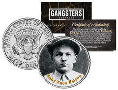 BABY FACE NELSON Gangster Bank Robber JFK Kennedy Half Dollar US Colorized Coin-1