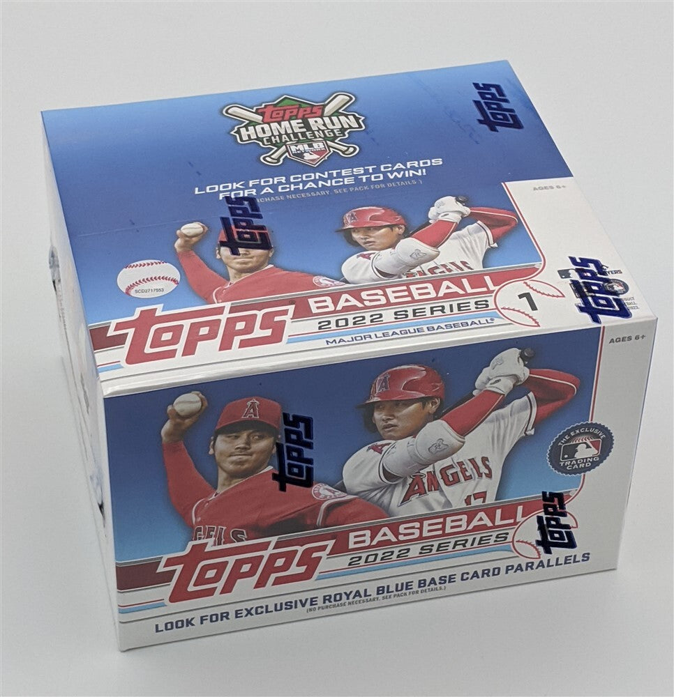 Factory Sealed 24 Pack Retail Box 2022 Topps Baseball Series 1 Cards-1