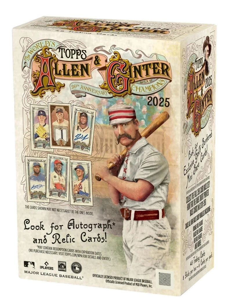 2025 Topps Allen & Ginter Baseball Factory Sealed Blaster Box-1