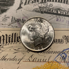 ✯ Estate Lot Peace Silver Dollars ✯ 1x BU Mint MS UNC ✯ Uncirculated ✯-1