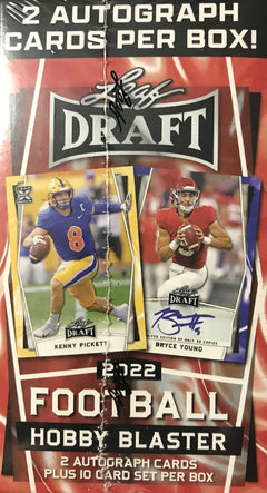 2022 LEAF DRAFT NFL HOBBY Box 10 Card Set 2 Autographs 2023 Stroud Bryce Young-2