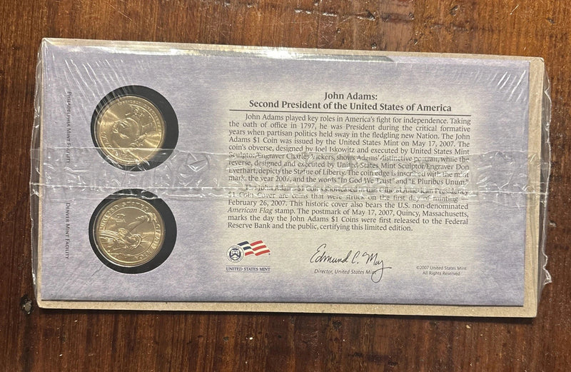2007 P&D John Adams Presidential Dollars-3