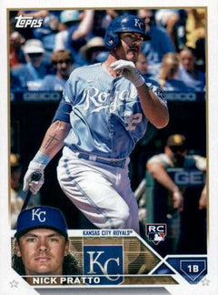 Kansas City Royals 2023 Topps Factory Sealed Team Set with 4 Rookie Cards Plus-5