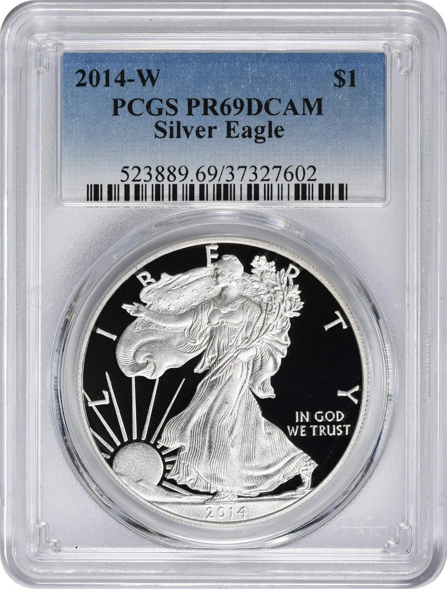 2014-W $1 American Silver Eagle PR69DCAM PCGS