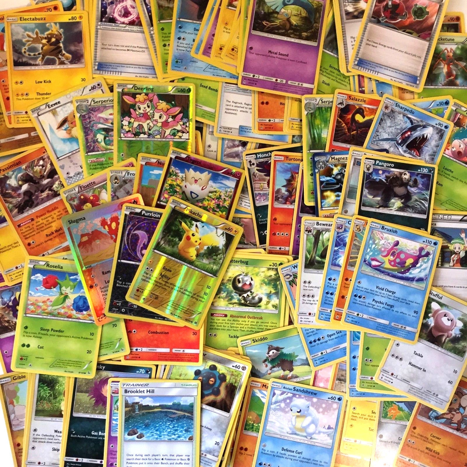 240 Pokémon TCG Trading Cards Collection – Includes Rares & Foils – Collector’s Edition Hobby Pack Authentic Trading Cards Set-1