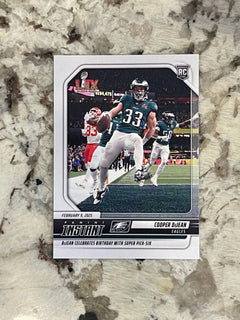 2024 Panini Instant Cooper DeJean RC #287 Selección seis del Super Bowl-1