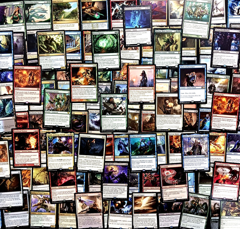 100 MTG Magic: The Gathering Cards – All Rares Collection Lot, Mint Condition – Collector’s Edition Trading Cards Hobby Set-1