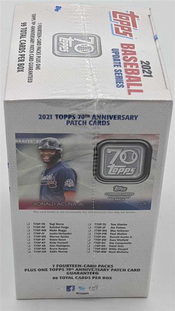 2021 Topps MLB Baseball Update Series Cards Factory Sealed Blaster Box-4