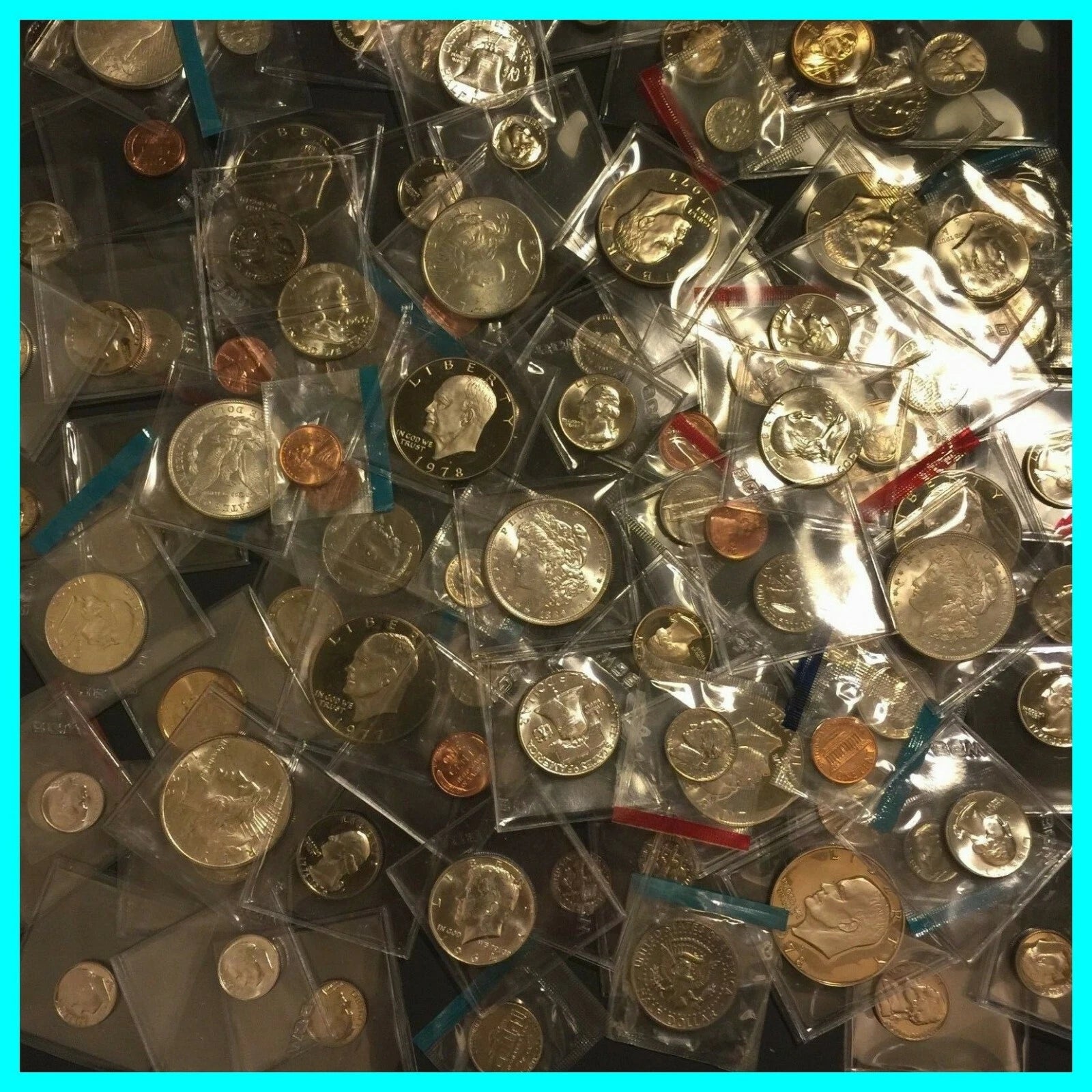 ✯ESTATE SALE OLD PROOF/UNCIRCULATED COINS ✯ SILVER ✯WHEAT✯-1