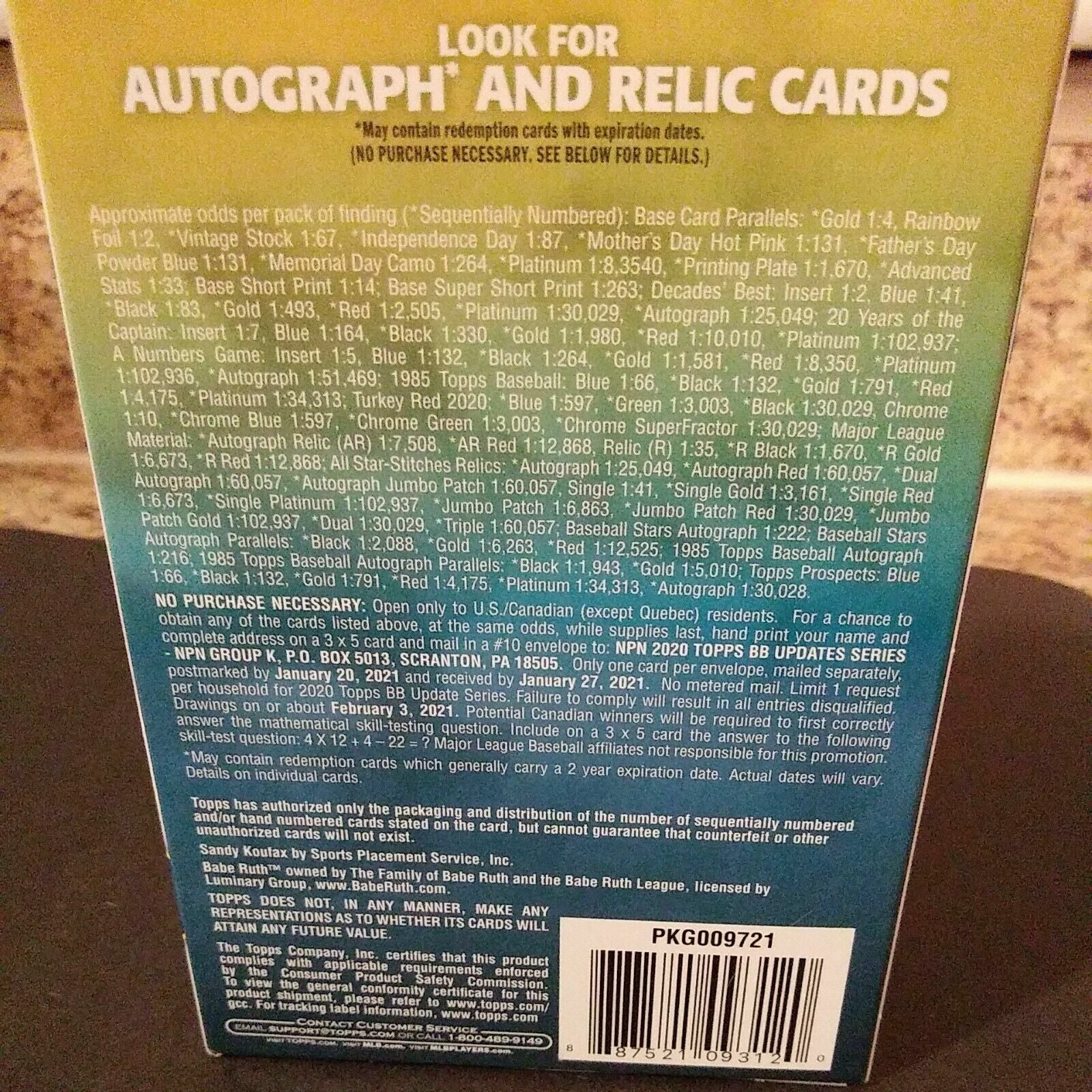 2020 Topps UPDATE Series Baseball Factory Sealed 8 Box Hanger Case 536 Traded-5