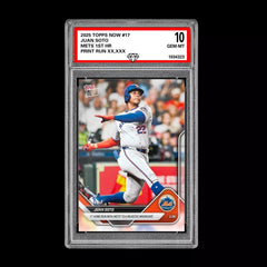 Graded 10 Juan Soto #17 2025 MLB Topps Now New York Mets 1st Home Run-1