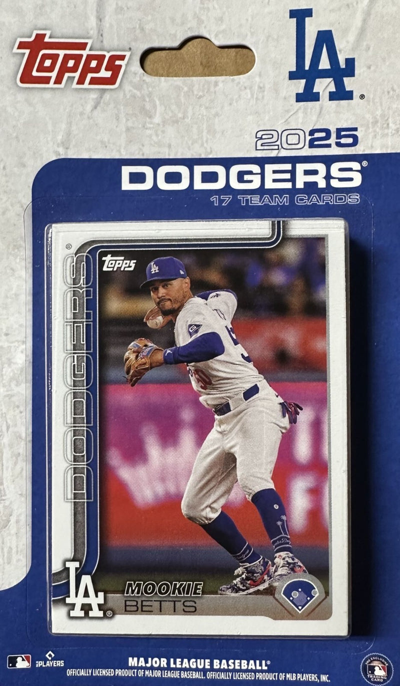Los Angeles Dodgers 2025 Topps Factory Sealed Team Set Shohei Ohtani Betts PLUS-1