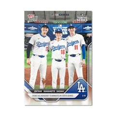 Graded 10 Shohei Ohtani Roki Sasaki Yamamoto RC 2025 Topps NOW Card #7-2