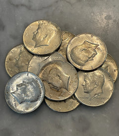 [Lot of 10] 65-70 - 40% Silver Kennedy Half Dollar Circulated - Choose Quantity!-5