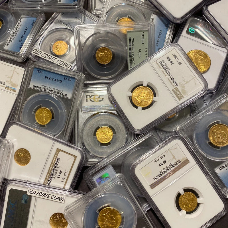 ✯ Estate Sale Old US Gold Coin PCGS/NGC ✯ 1x From PRE-1933 Lot Indian Liberty ✯-1