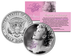 Lucille Ball "I Love Lucy Profile" JFK Kennedy Half Dollar US Coin *Licensed*-1