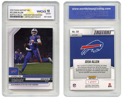 2025 Panini NFL Buffalo Bills JOSH ALLEN Wins MVP Showdown #59 - GEM MINT 10-1