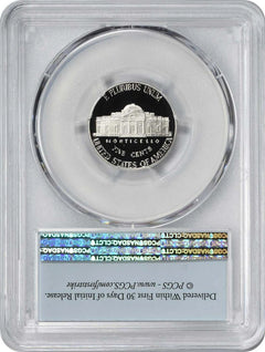Moneda de níquel Jefferson 2022-S PR70DCAM de primer impacto PCGS-2