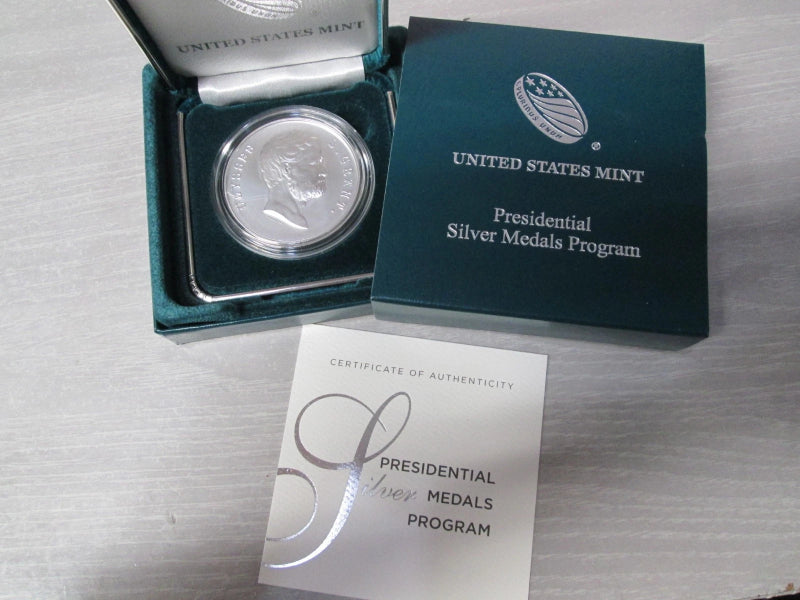 US Mint Presidential .999 Fine Silver 1oz. Medal Coin _ Ulysses Grant-3