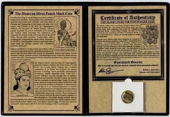 Mauryan Silver Punch Mark Coin. Certified Authentic. Over 2000 Years Old!-1